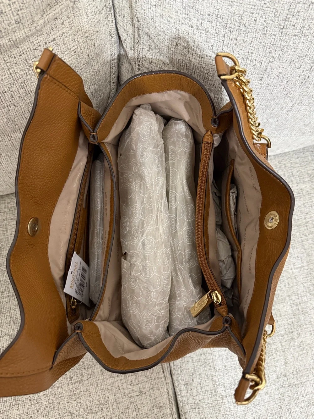 Michael Kors Newbury Acorn Chain Shoulder Tote